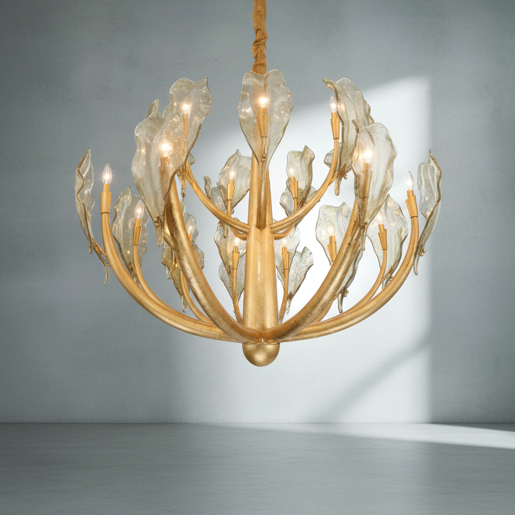 Riviko Aura Grandeur Round Chandelier - Background Shot