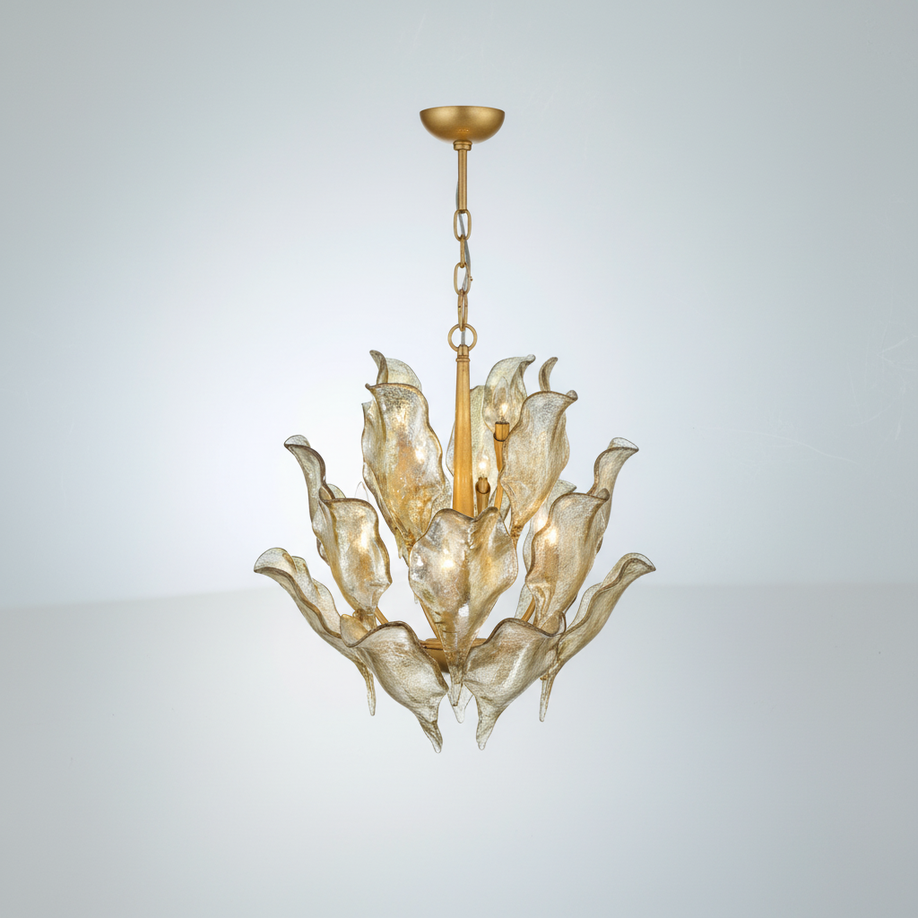 Riviko Aura Grandeur Round Chandelier - Background Shot