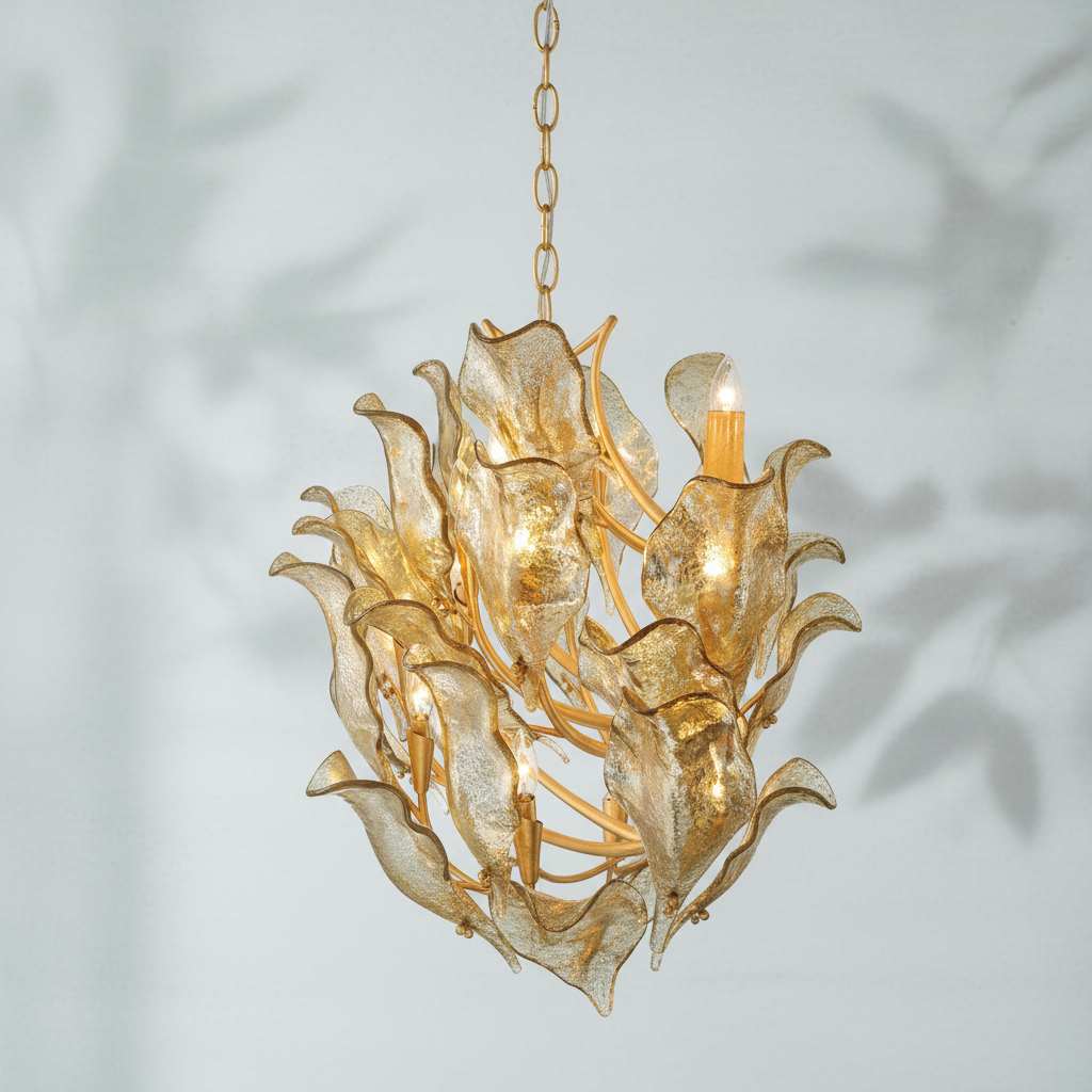 Riviko Aura Grandeur Round Chandelier - Background Shot