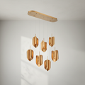 Riviko Tobey Oval LED Chandelier - Studio Shot