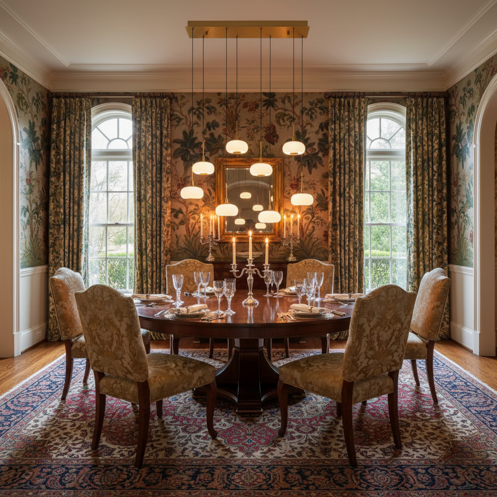 Riviko Nimbus Cascade 8-Light Rectangular LED Chandelier - formal American dining room
