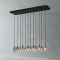 Riviko Veridian Linear Chandelier - Background Shot