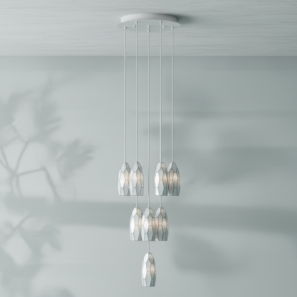 Riviko Radiant Aura Circular Chandelier - Background Shot