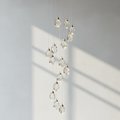 Riviko Modern Crystal Chandelier Foyer Living Room Droplight Hall Decoration Lights - Studio Shot