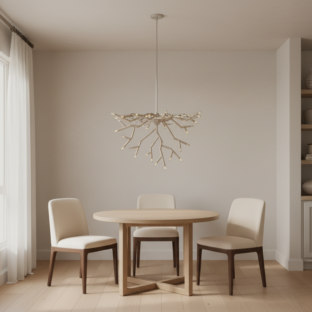 Riviko Veridian Bloom Circular Chandelier - Background Shot