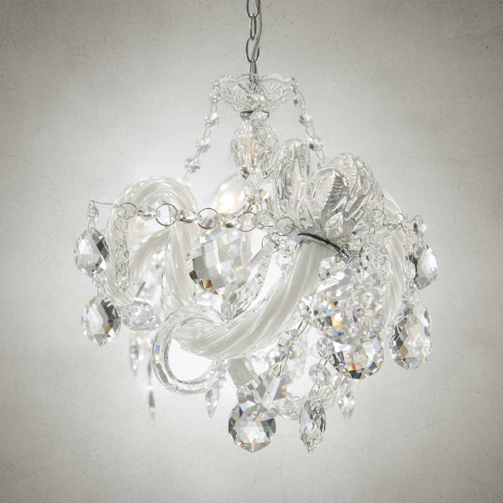 Riviko Heirloom Crystal Candle Chandelier - Background Shot