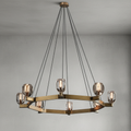 Riviko Radiant Prism Round Chandelier - Background Shot