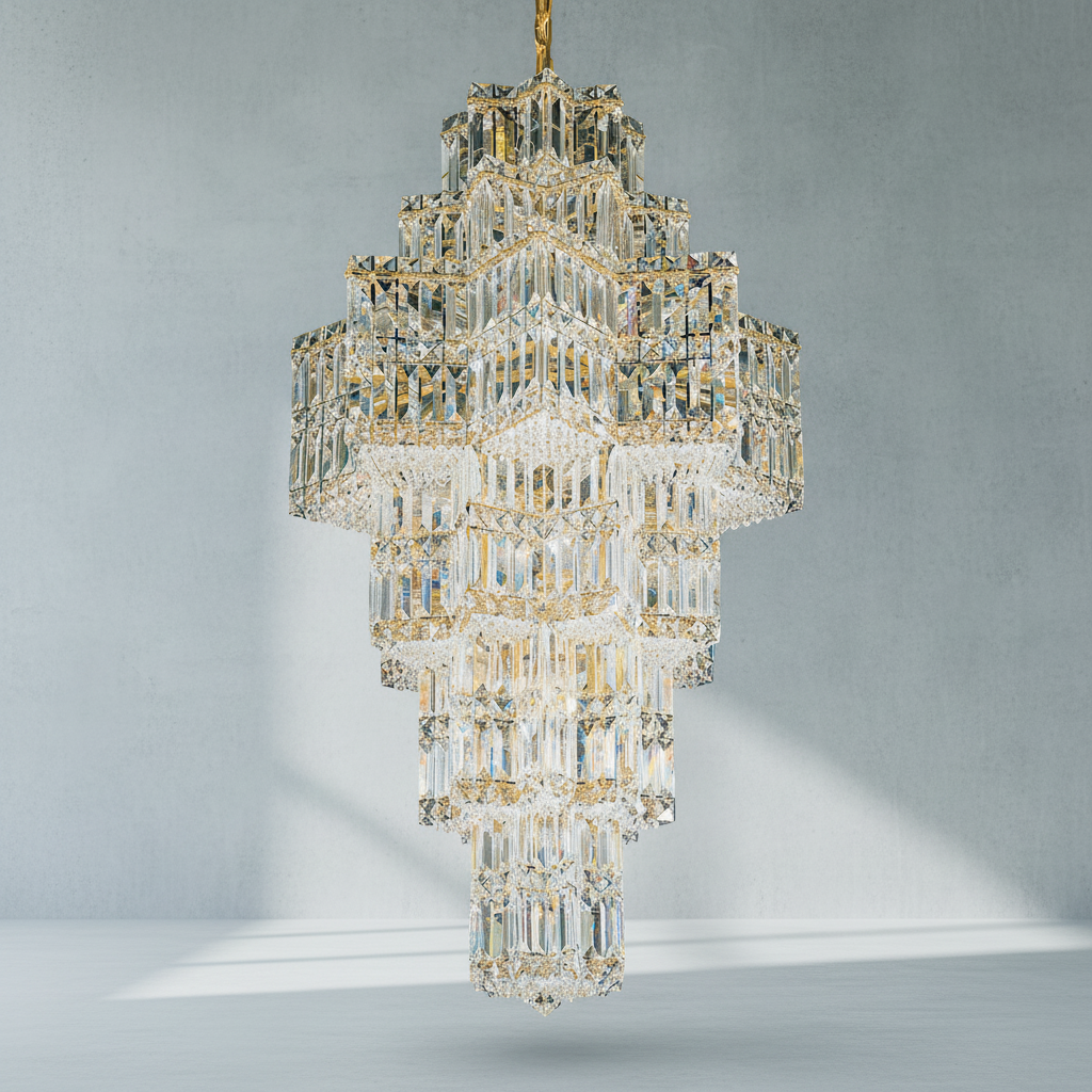 Riviko Celestial Radiance Chandelier - Background Shot