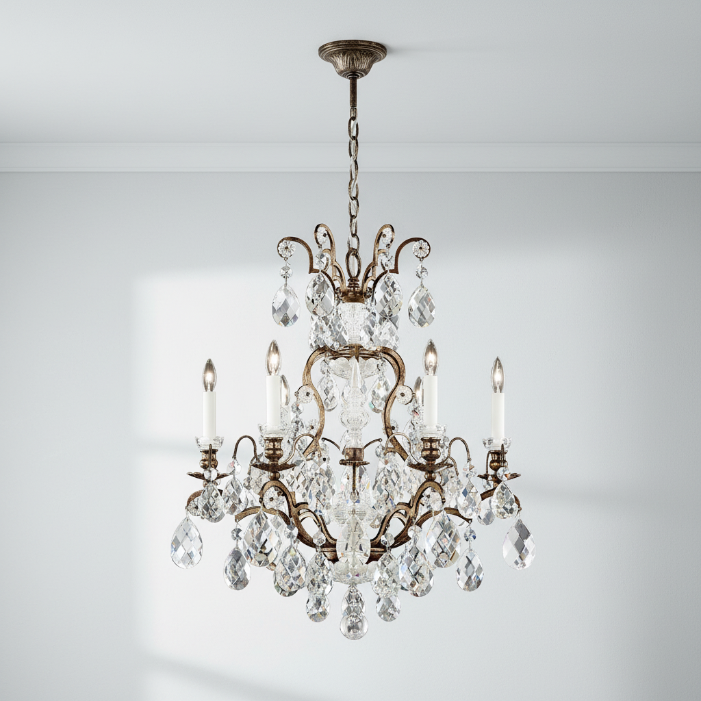 Riviko Renaissance Chandelier 23" - Background Shot