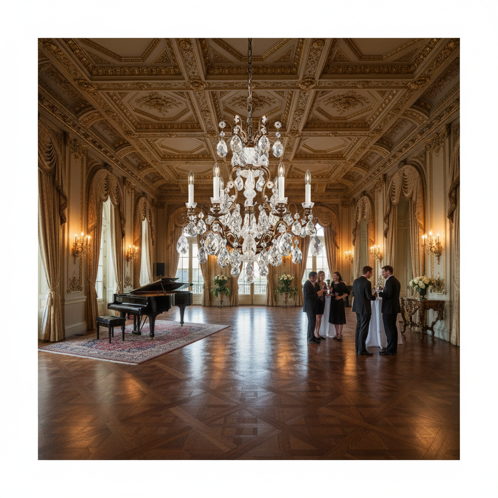 Riviko Renaissance Chandelier 23" - American ballroom or formal entertaining space