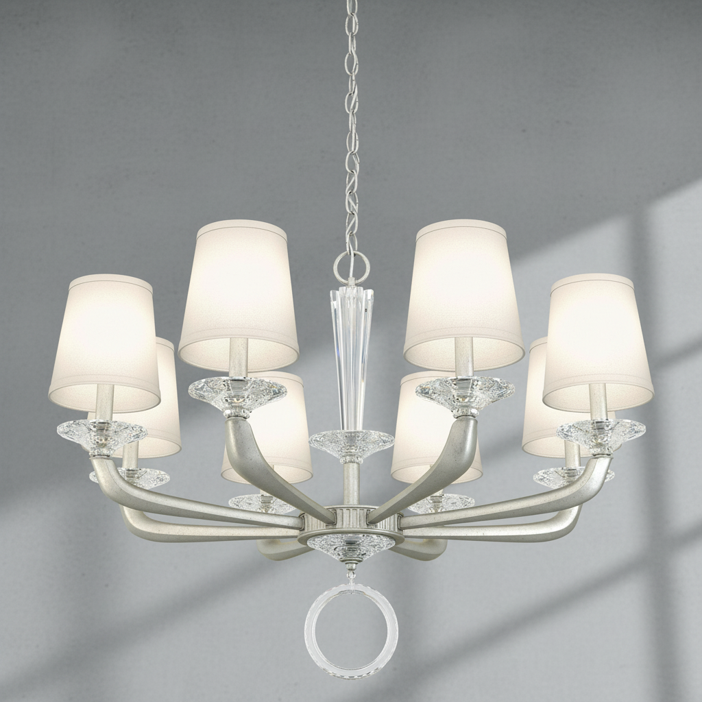 Riviko Grand Lumina Cast Arm Chandelier - Background Shot