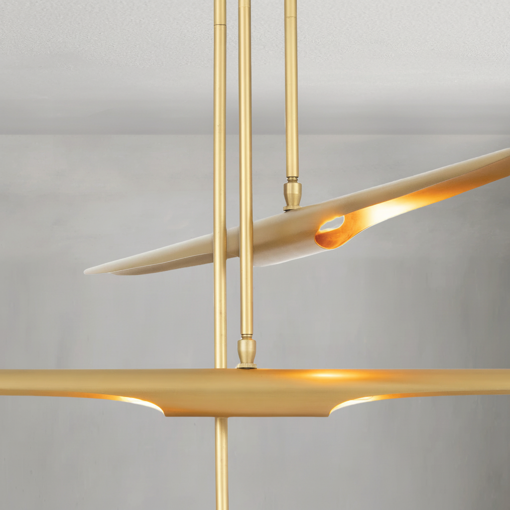 Riviko Aeroform Triple-Tier Chandelier - Background Shot