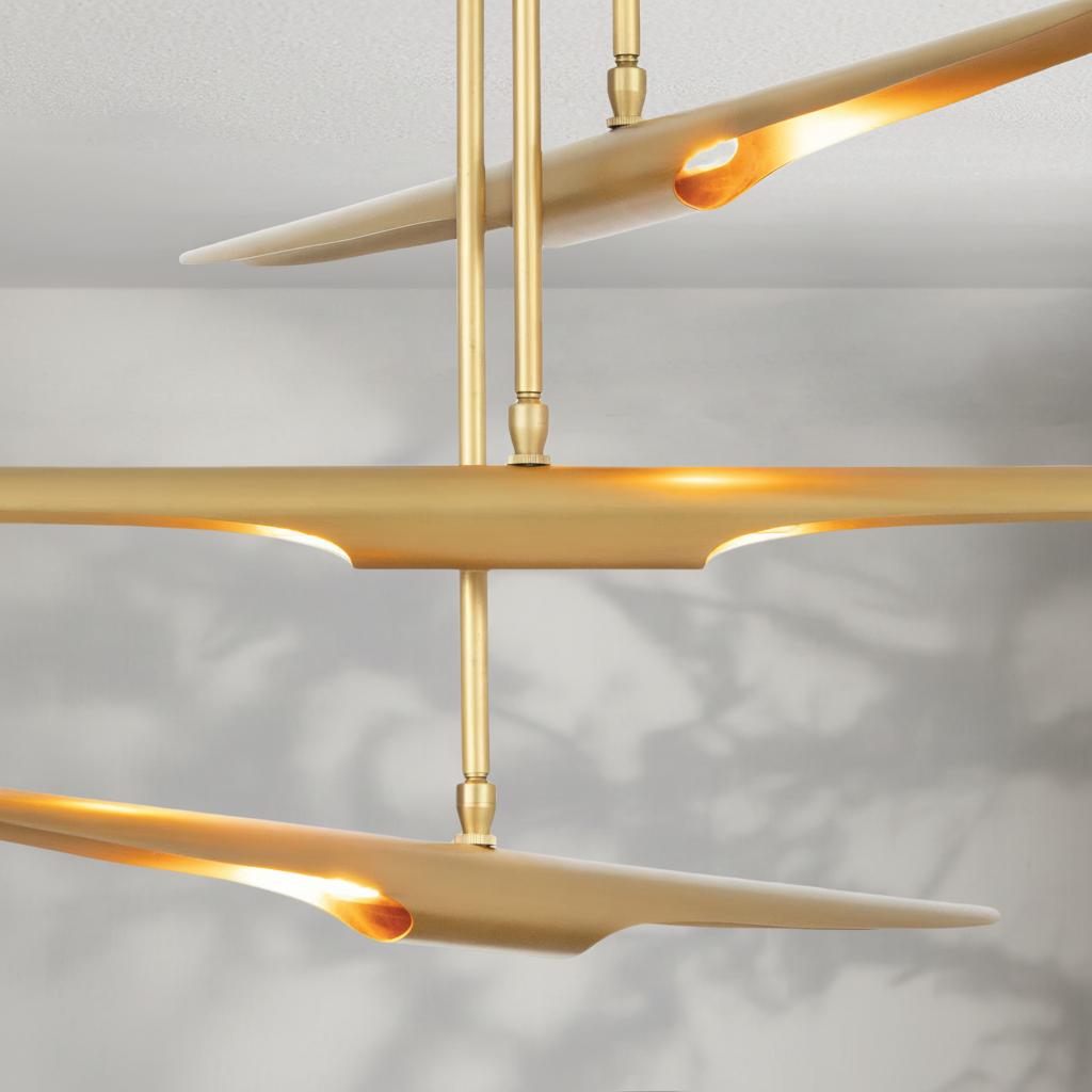 Riviko Aeroform Triple-Tier Chandelier - Background Shot