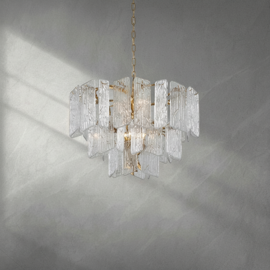 Riviko Regal Radiance Tiered Chandelier - Background Shot