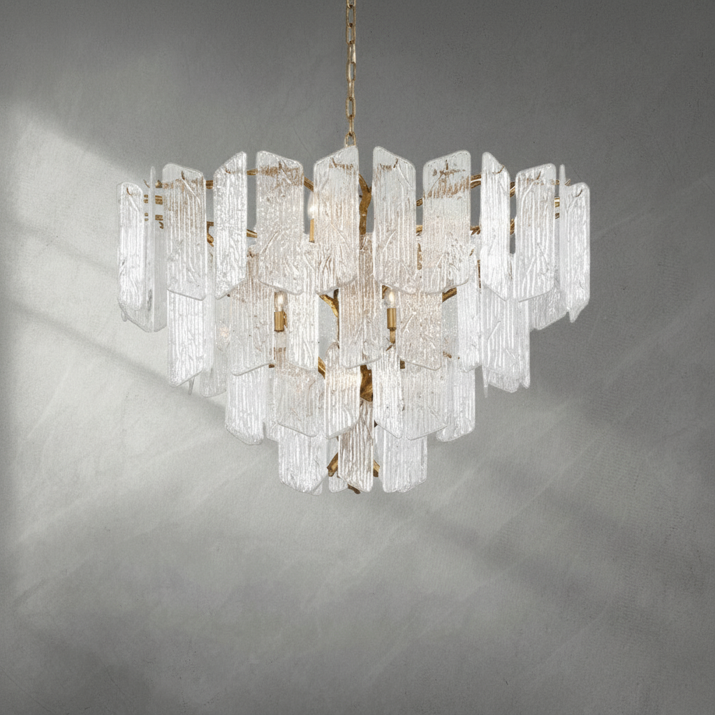 Riviko Regal Radiance Tiered Chandelier - Background Shot