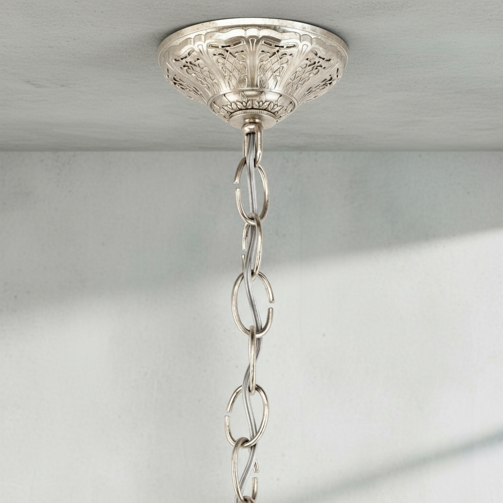 Riviko Regal Grandeur 6-Light Chandelier 24" - Background Shot