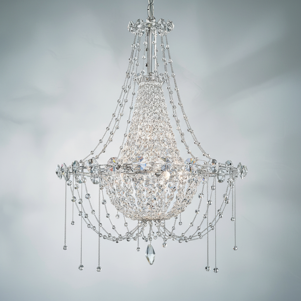 Riviko Luxvia Chrysalita Chandelier 18" - Studio Shot