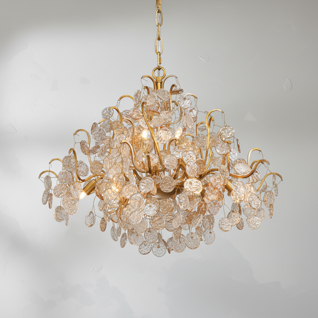 Riviko Aurelian Grand Chandelier 33 Lights 76 Inches - Background Shot