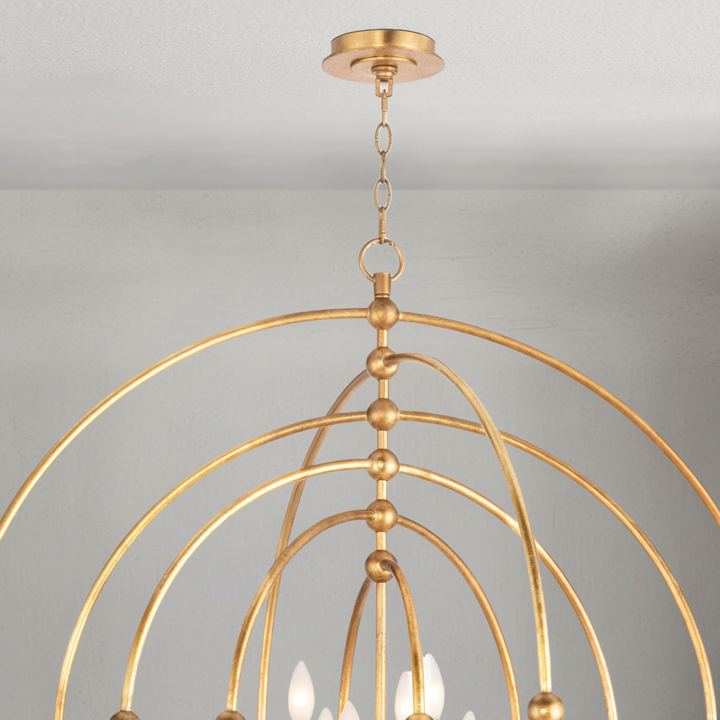 Riviko Aura Sphere Grand Chandelier - Background Shot