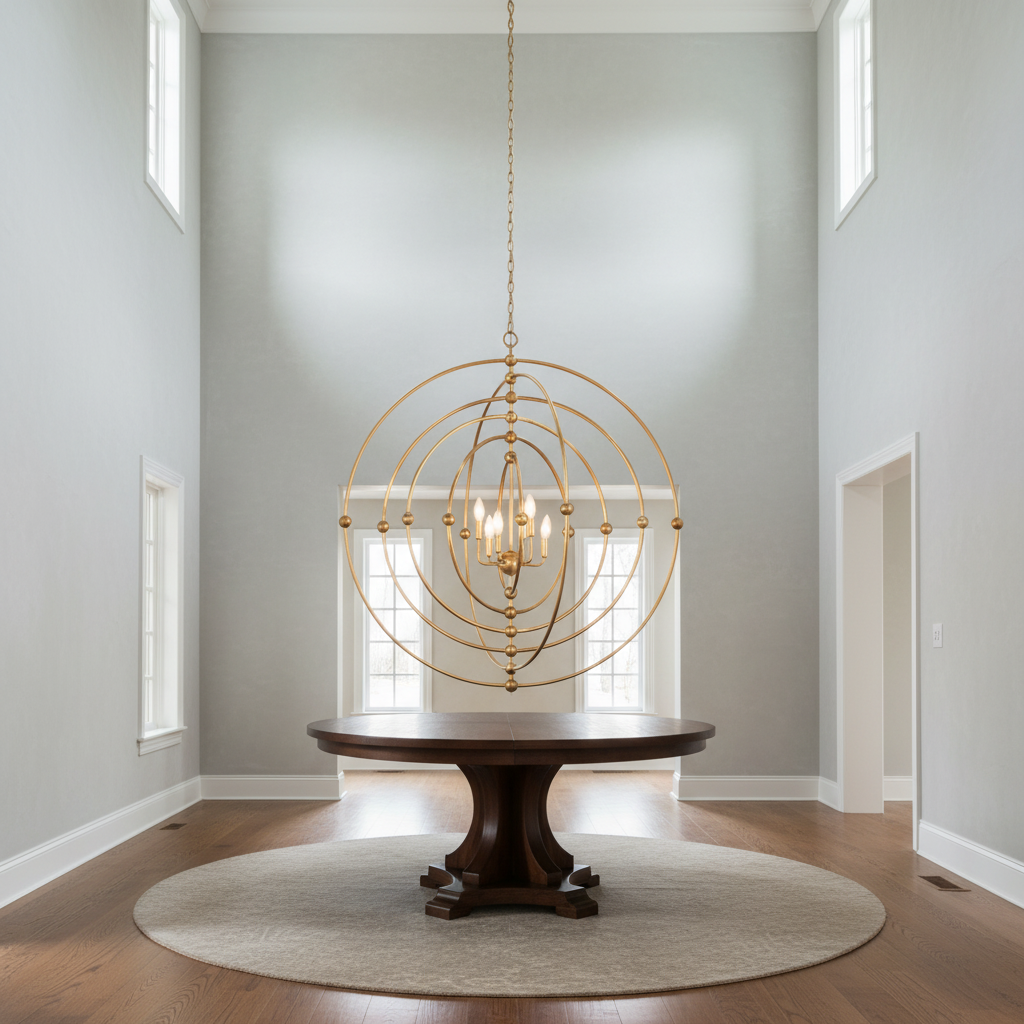 Riviko Aura Sphere Grand Chandelier - Background Shot