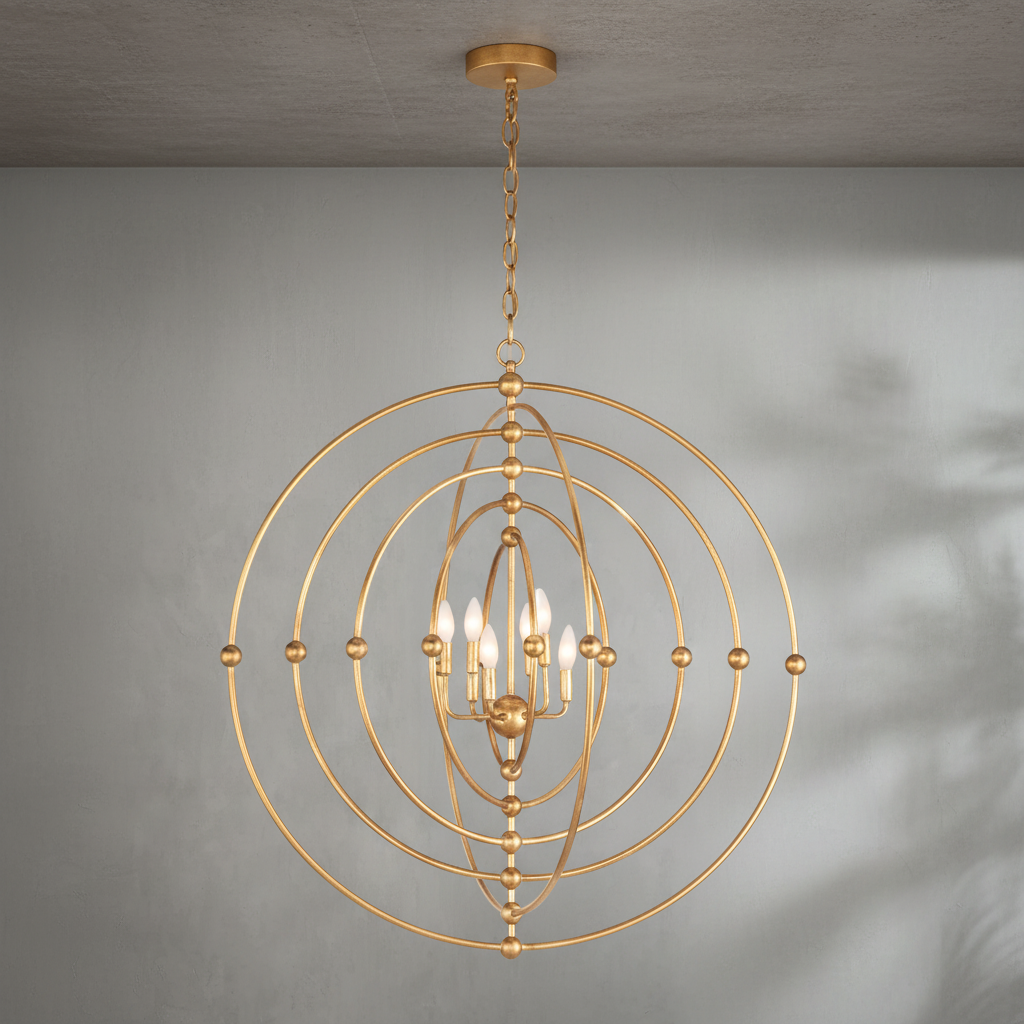 Riviko Aura Sphere Grand Chandelier - Background Shot