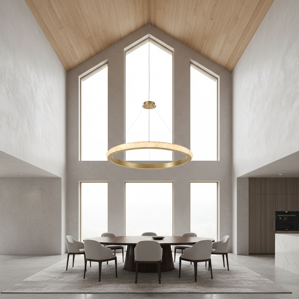 Riviko Aura Grandeur Integrated LED Chandelier - Background Shot