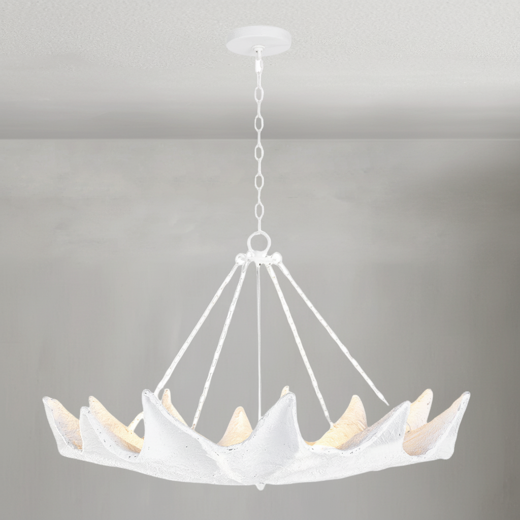 Riviko Coastal Bloom Sculptural Chandelier - Background Shot