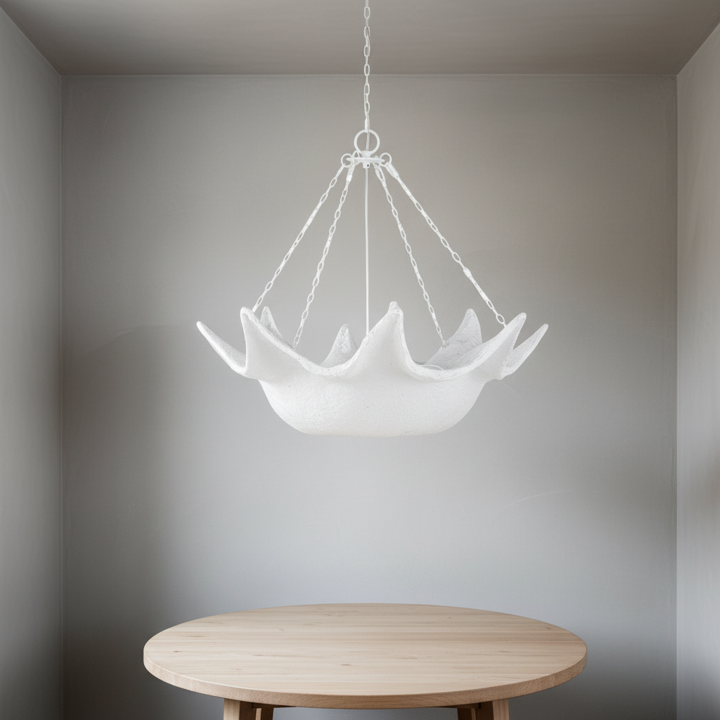 Riviko Coastal Bloom Sculptural Chandelier - Background Shot