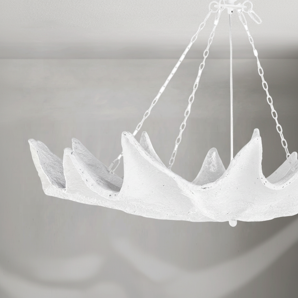 Riviko Coastal Bloom Sculptural Chandelier - Background Shot