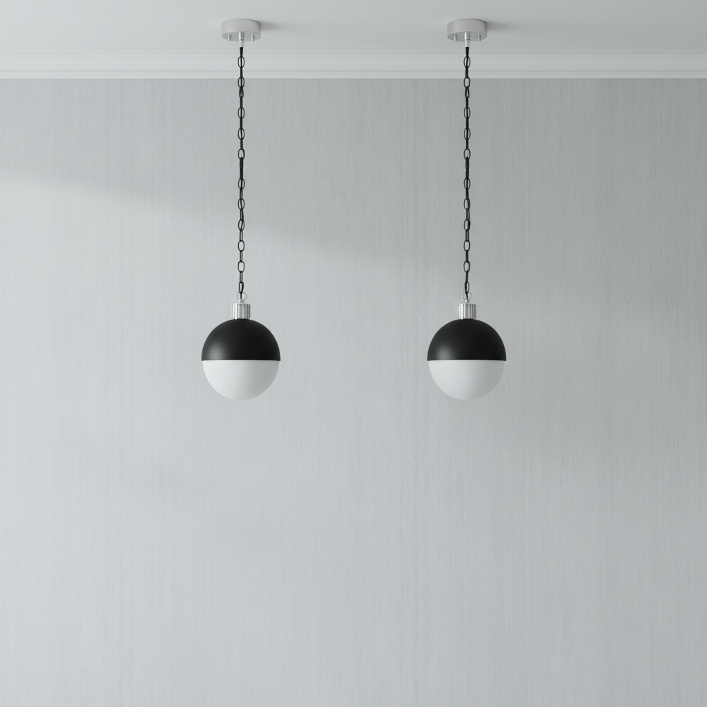 Riviko Aura Cascade White Glass Chandelier - Background Shot