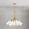 Riviko Veridian Bloom 9-Light Chandelier - Background Shot