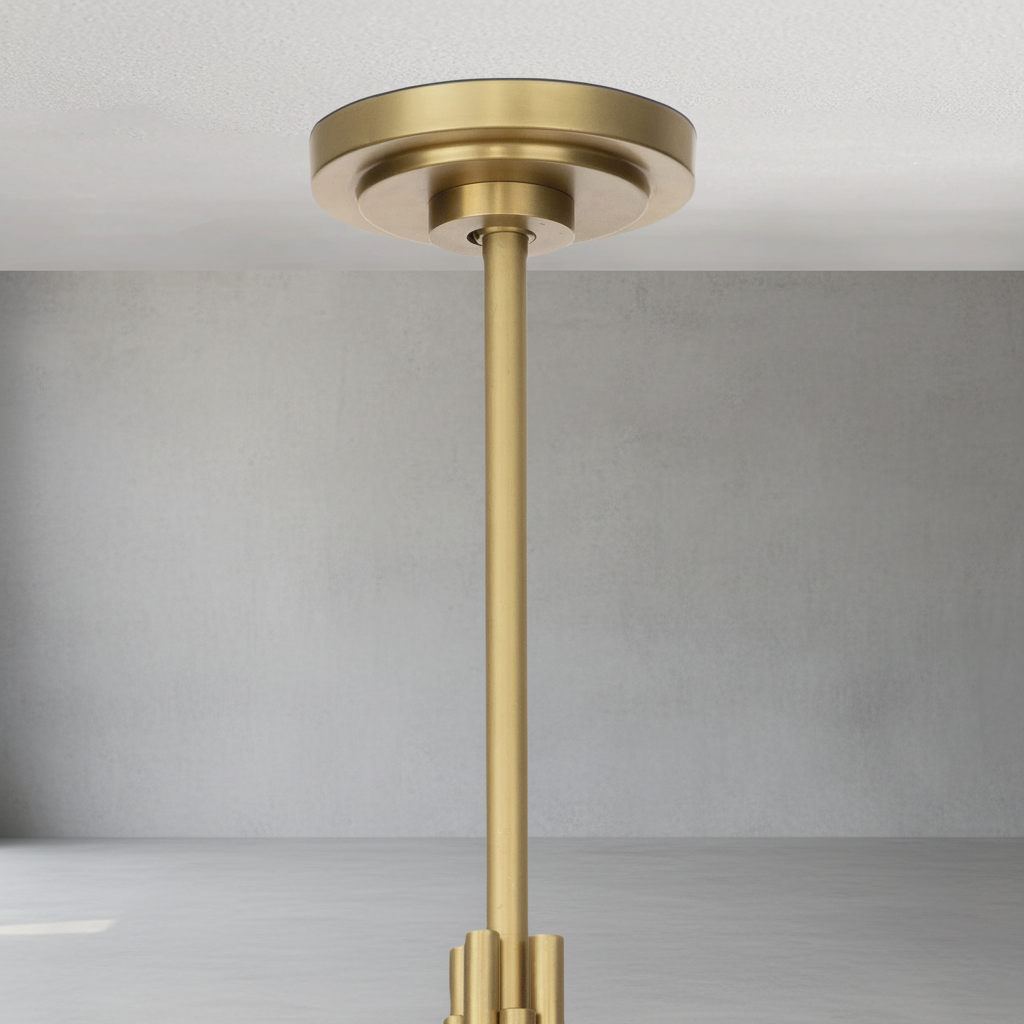 Riviko Veridian Bloom 9-Light Chandelier - Background Shot