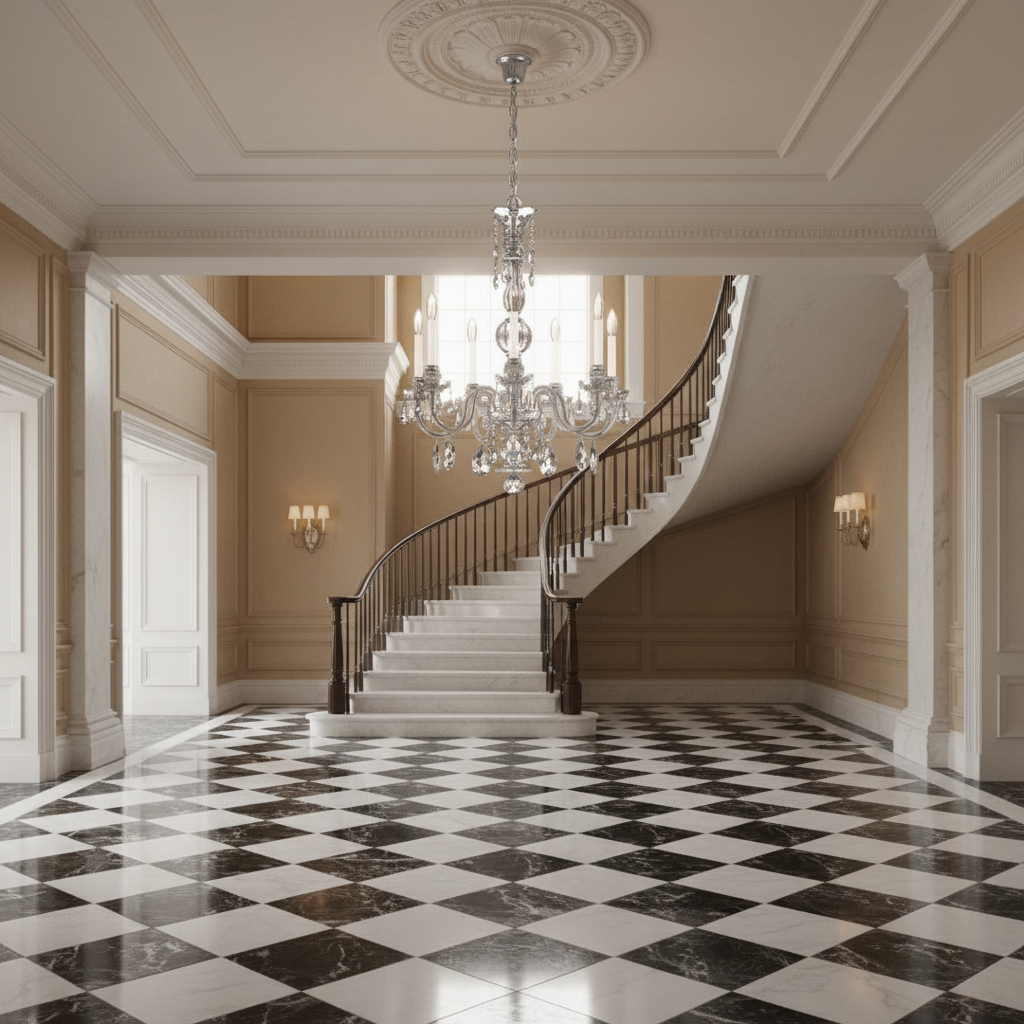 Riviko Hamilton Nouveau Chandelier 26" - Scene