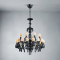 Riviko Midnight Bloom 24-Light Chandelier - Background Shot