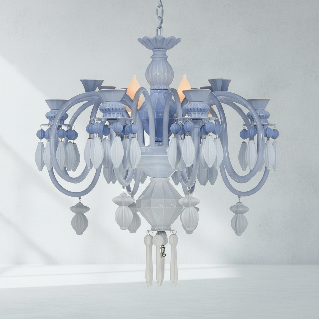 Riviko Midnight Bloom 24-Light Chandelier - Background Shot