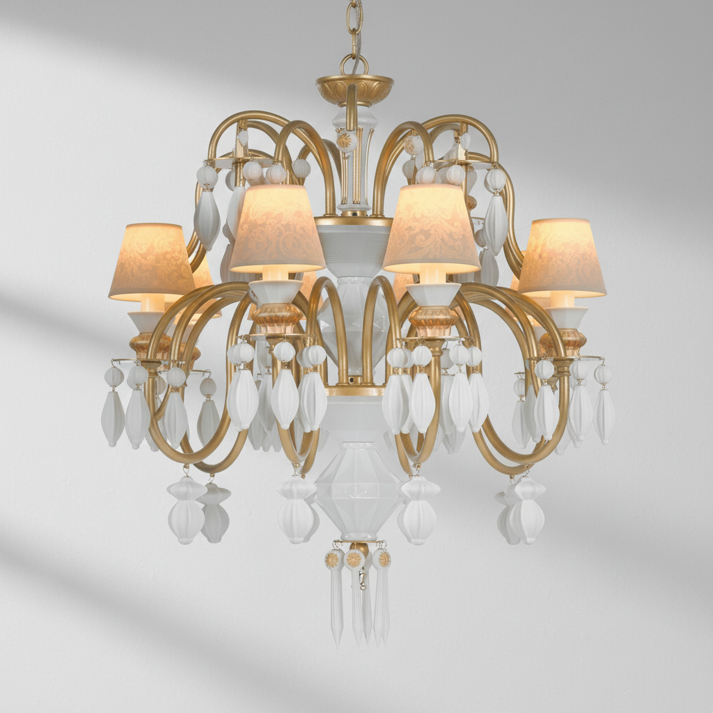 Riviko Midnight Bloom 24-Light Chandelier - Background Shot
