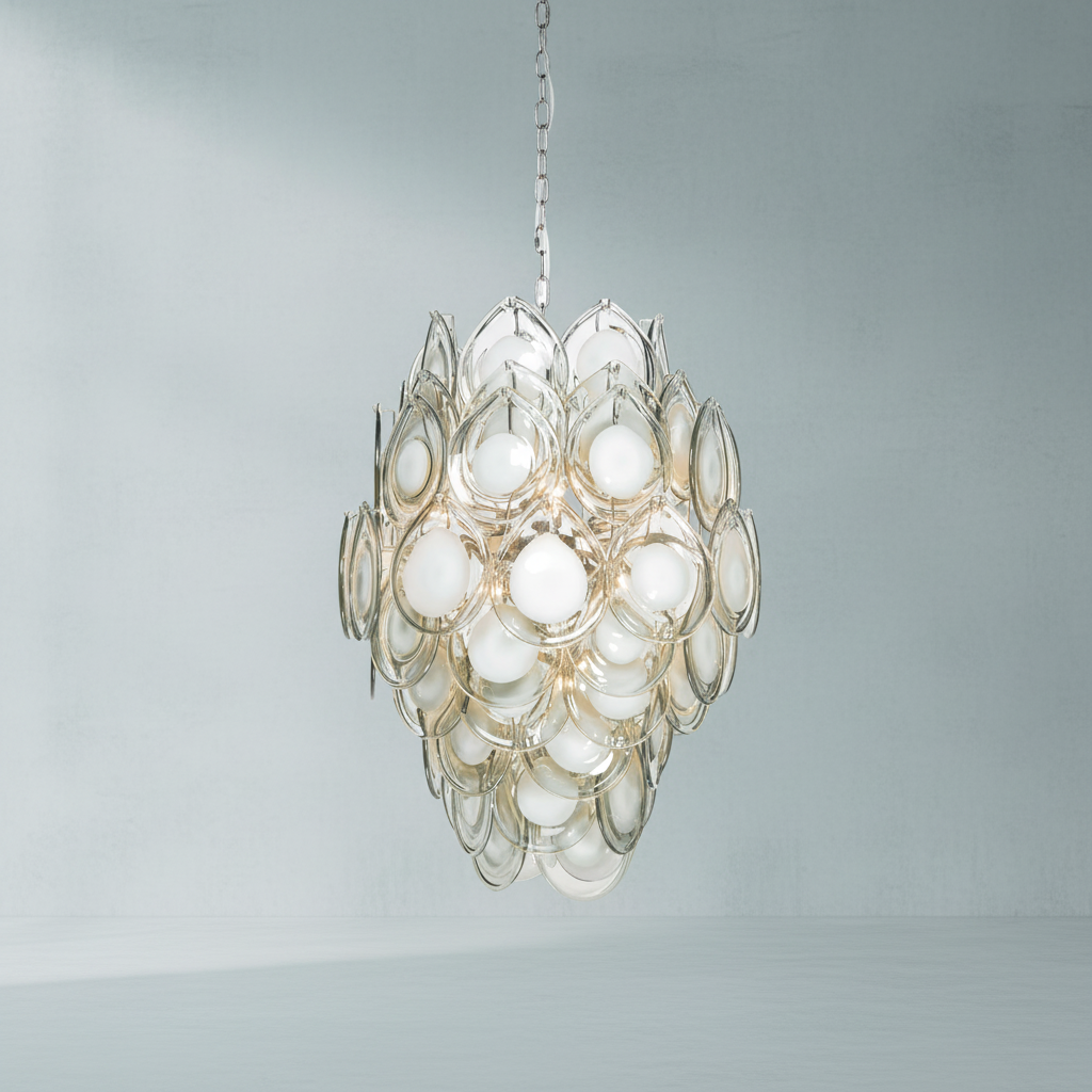 Riviko Ethereal Cascade Chandelier - Background Shot