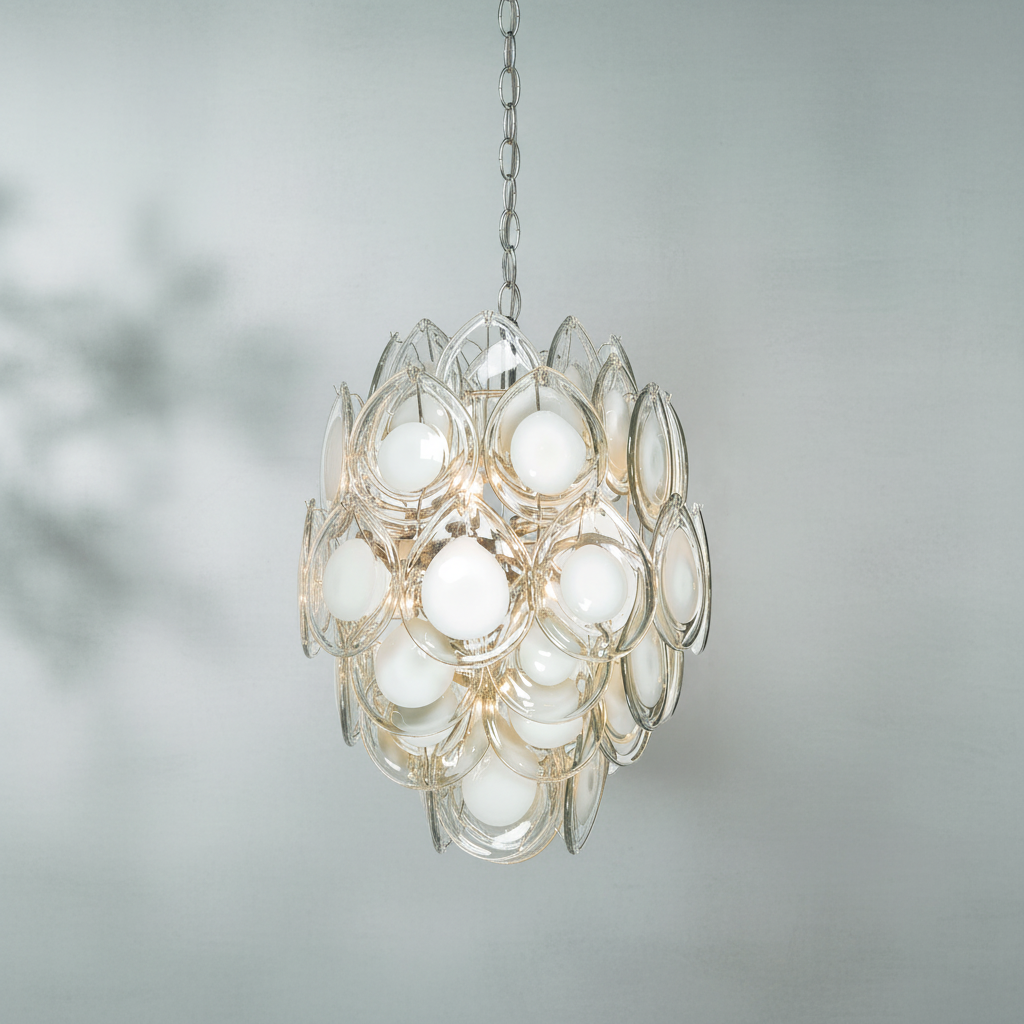 Riviko Ethereal Cascade Chandelier - Background Shot