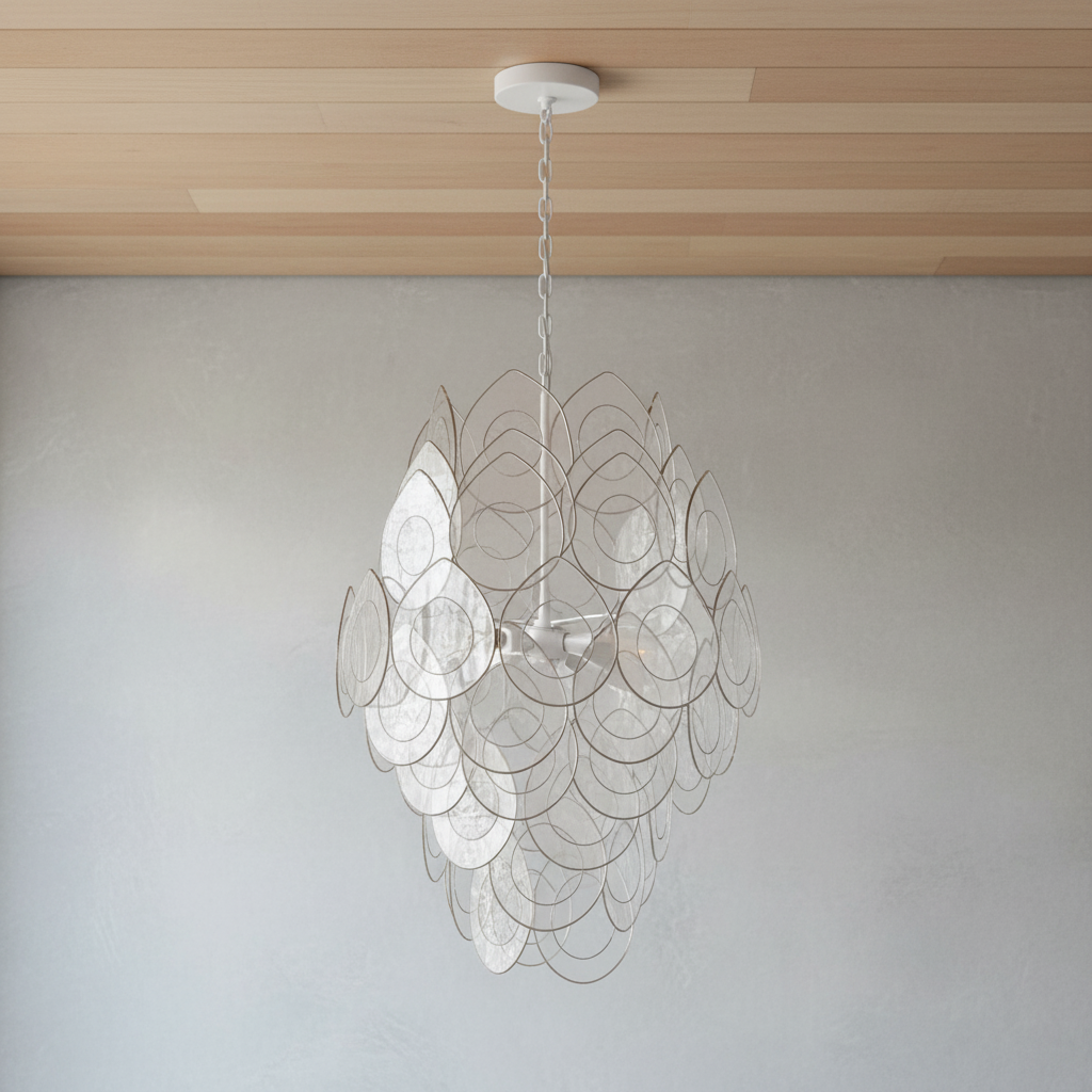 Riviko Ethereal Cascade Chandelier - Background Shot