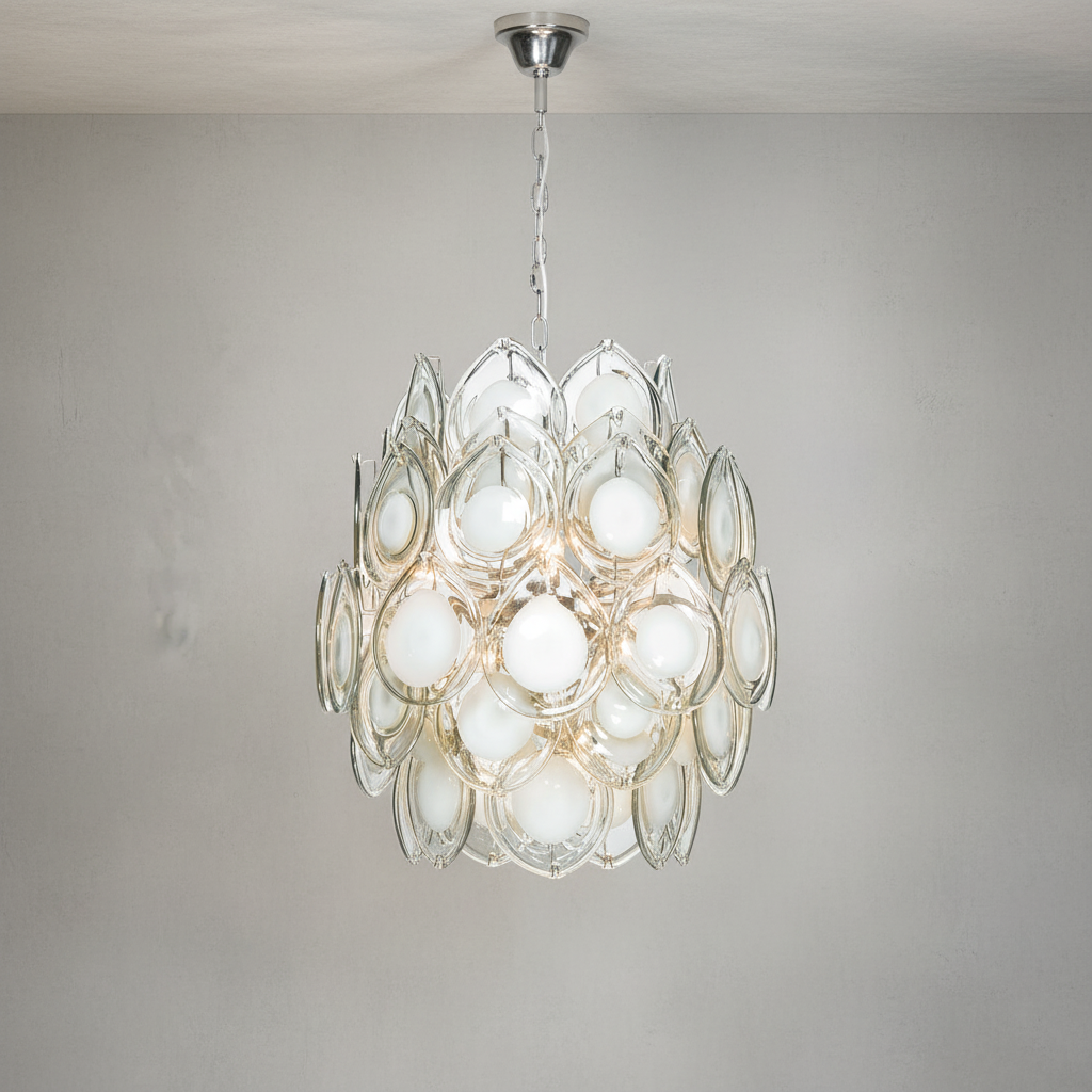 Riviko Ethereal Cascade Chandelier - Background Shot