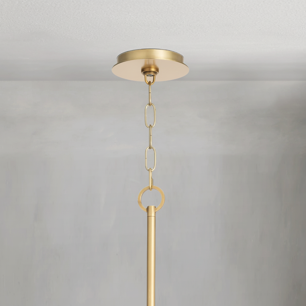 Riviko Aura Grandeur Alabaster-Like Chandelier - Background Shot