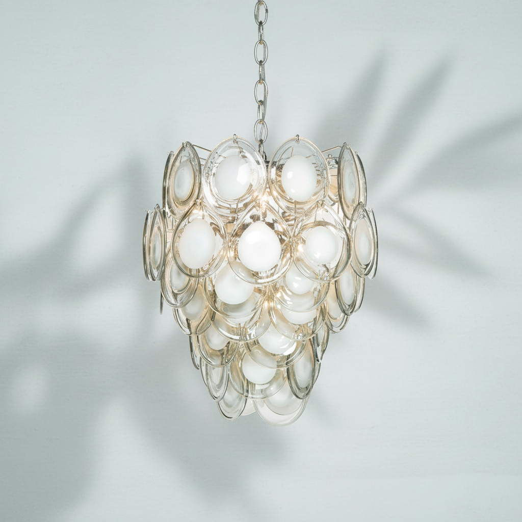 Riviko Opulent Radiance 8-Light Chandelier - Background Shot