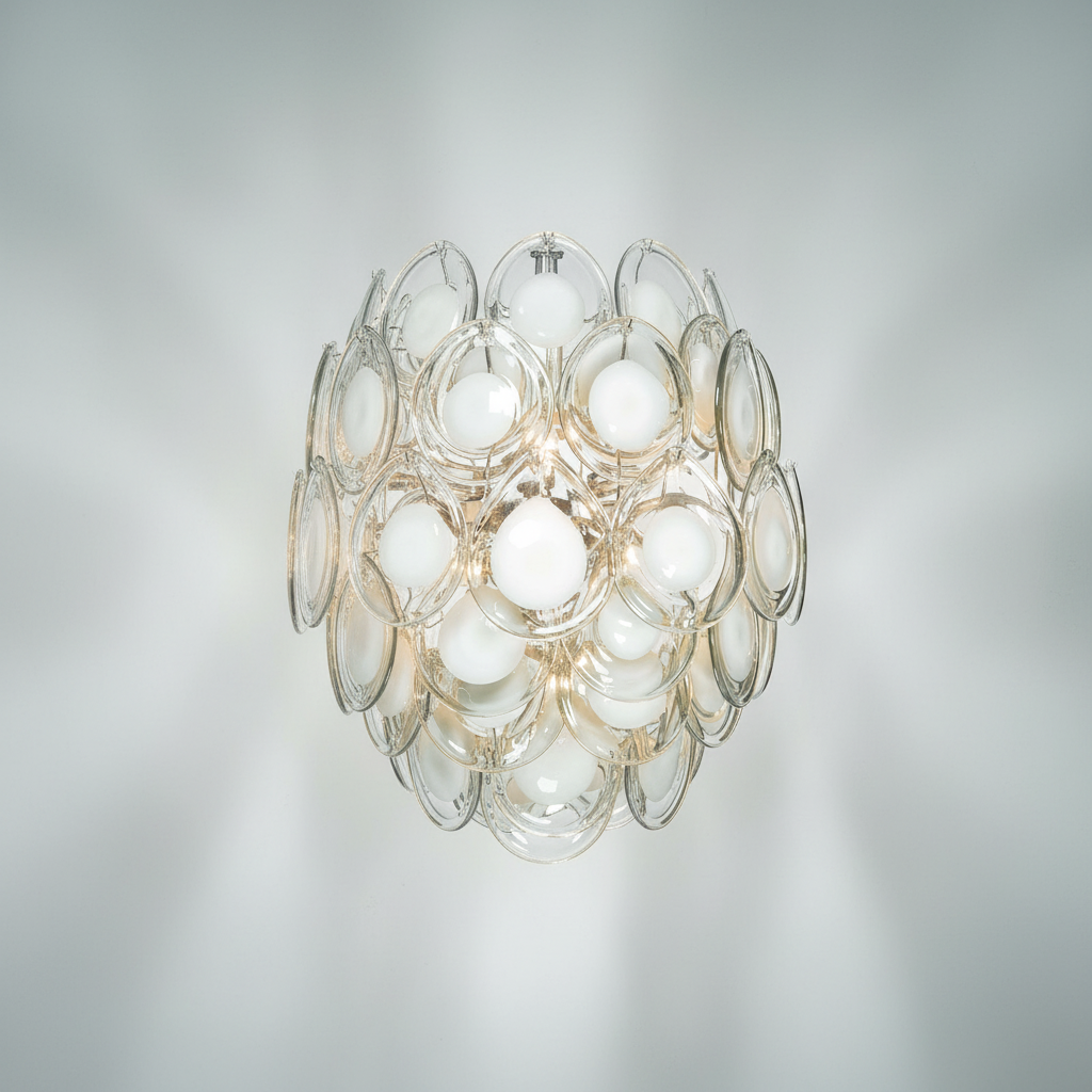 Riviko Opulent Radiance 8-Light Chandelier - Background Shot