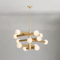 Riviko Aura Grandeur Alabaster-Like Chandelier - Background Shot