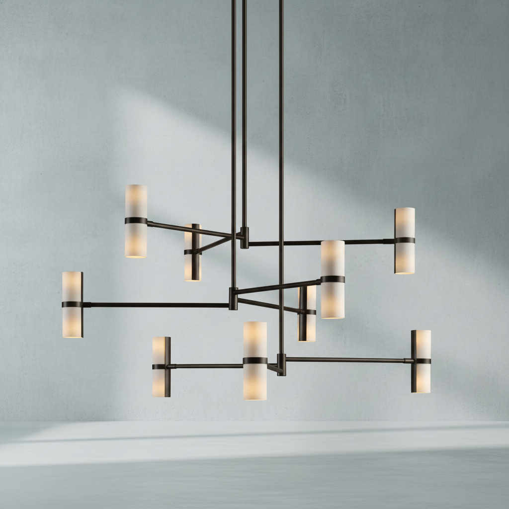Riviko Grand Lumina Mobile Chandelier - Background Shot