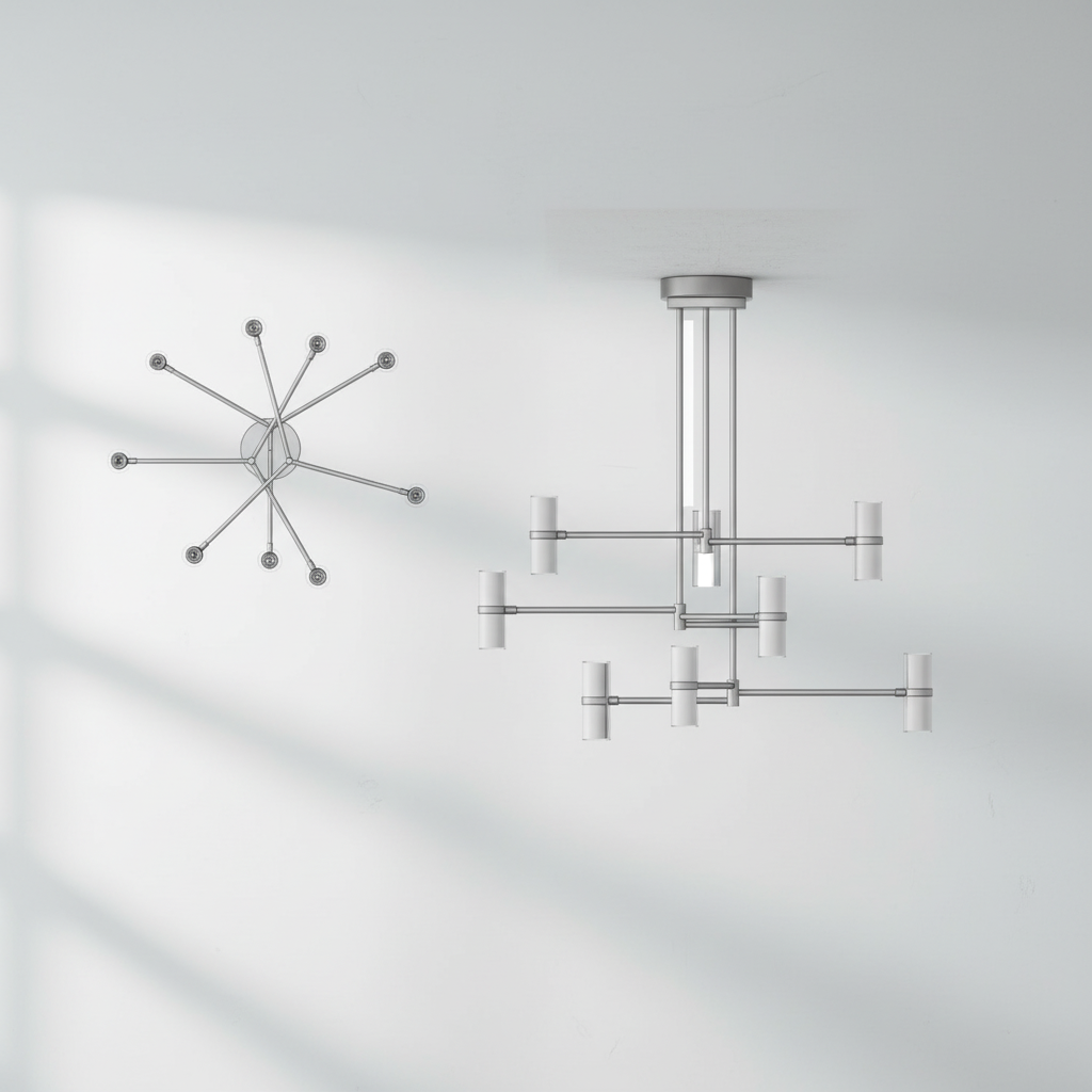 Riviko Grand Lumina Mobile Chandelier - Background Shot