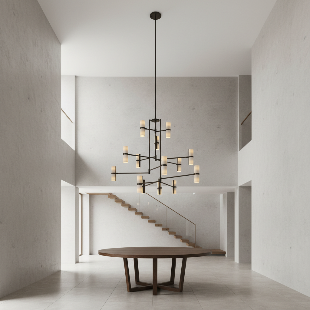 Riviko Grand Lumina Mobile Chandelier - Background Shot