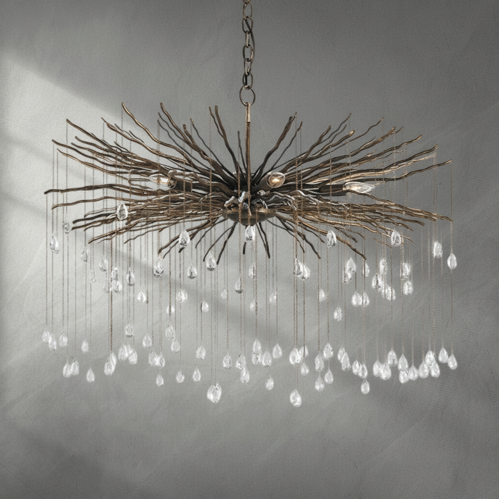 Riviko Verdant Canopy Sculptural Chandelier - Background Shot