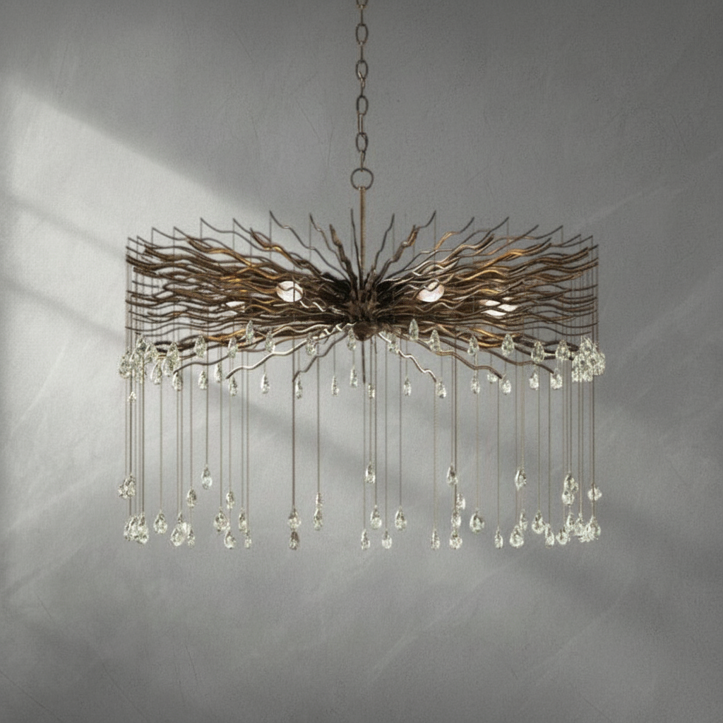 Riviko Verdant Canopy Sculptural Chandelier - Background Shot