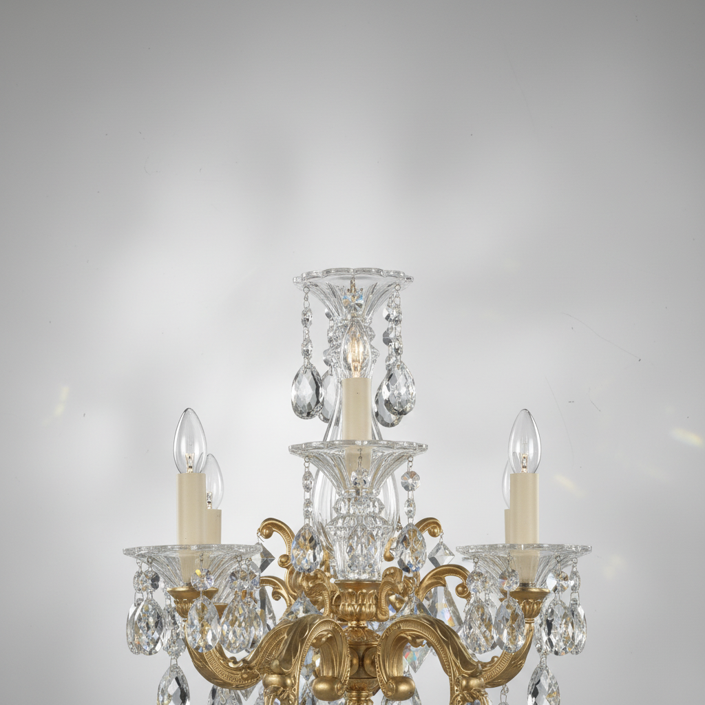 Riviko Opulent Bloom Grand Chandelier 46" - Background Shot